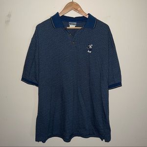 Vintage Retro Disney Orlando Mickey Golf Polo Mens XL